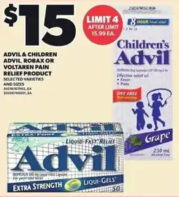 Loblaws Advil children's advil offer