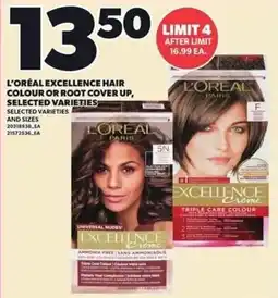 Loblaws L'Oréal Excellence Hair Colour or Root Cover Up offer