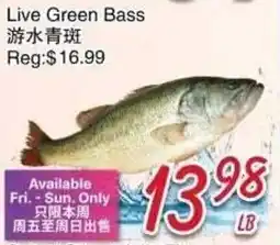 Foody Mart Live Green Bass offer