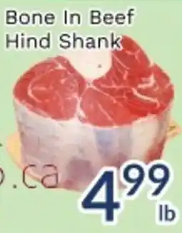 Oceans Fresh Food Market Bone In Beef Hind Shank offer