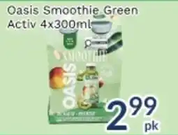 Oceans Fresh Food Market Oasis smoothie green activ offer