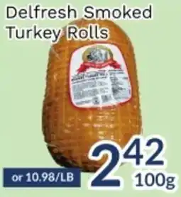 Oceans Fresh Food Market Delfresh Smoked Turkey Rolls offer