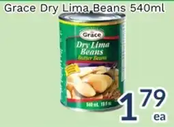 Oceans Fresh Food Market Grace dry lima beans offer