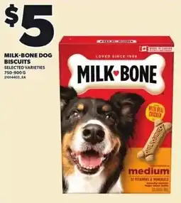 Loblaws Milk bone dog biscuits offer