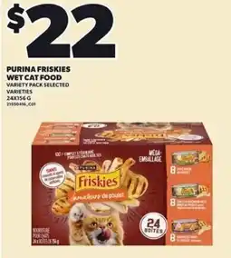 Loblaws Purina Friskies wet cat food offer