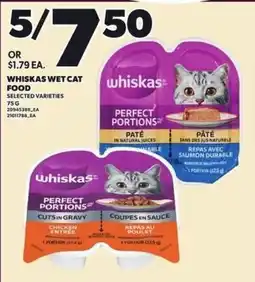 Loblaws Whiskas wet cat food offer