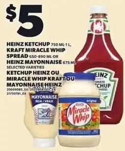 Independent Grocer Heinz ketchup kraft miracle whip spread heinz mayonnaise offer