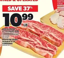 Independent Grocer Beef Korean-style short ribs offer