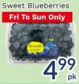 Oceans Fresh Food Market Sweet Blueberries offer