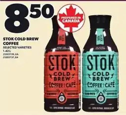 Loblaws Stok cold brew coffee offer