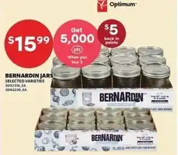 Loblaws Bernardin jars selected varieties offer