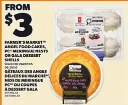 Independent Grocer Farmer's Market angel food cakes offer