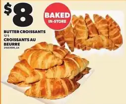 Independent Grocer Butter croissants offer