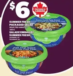 Independent Grocer Summer Fresh packaged salad selected varieties offer