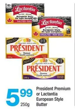 Highland Farms President Premium or Lactantia European Style Butter offer