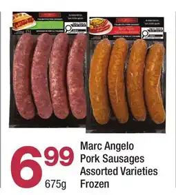 Highland Farms Marc Angelo Pork Sausages offer