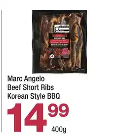 Highland Farms Marc Angelo Beef Short Ribs Korean Style BBQ offer