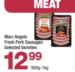 Highland Farms Marc Angelo Fresh Pork Sausages offer