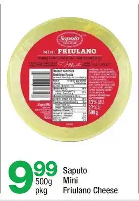 Highland Farms Saputo Mini Friulano Cheese offer