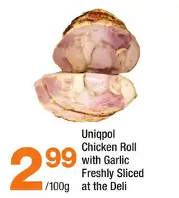 Highland Farms Uniqpol Chicken Roll with Garlic offer