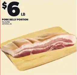 Loblaws Pork belly portion offer