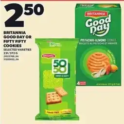 Loblaws Britannia good day or fifty fifty cookies offer