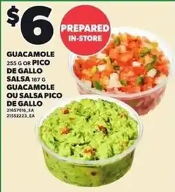 Independent Grocer Guacamole or Salsa Pico de Gallo offer