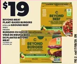 Independent Grocer Beyond Meat plant-based burgers offer