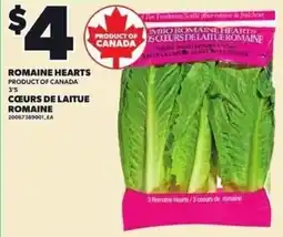 Independent Grocer Romaine Hearts offer