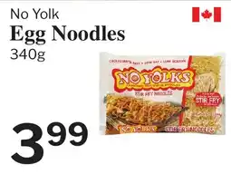 Village Food Markets No Yolk egg noodles offer