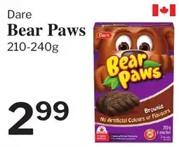 Village Food Markets Dare Bear Paws offer
