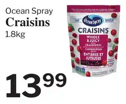 Village Food Markets Ocean Spray Craisins offer
