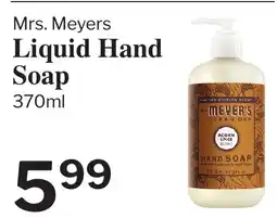 Village Food Markets Mrs. Meyers liquid hand soap offer