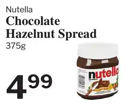 Village Food Markets Nutella Chocolate Hazelnut Spread offer