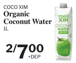 Village Food Markets Coco Xim organic coconut water offer