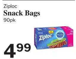 Village Food Markets Ziploc Snack Bags offer
