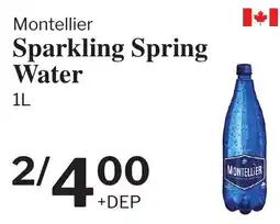 Village Food Markets Montellier Sparkling Spring Water offer