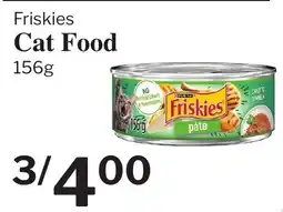 Village Food Markets Friskies cat food offer