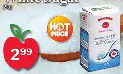 Village Food Markets Rogers granulated sugar offer