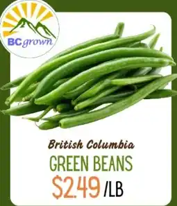 Quality Greens Green Beans offer