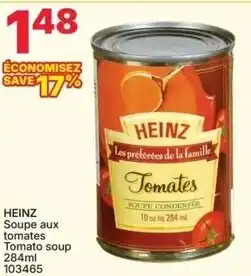 Rossy Heinz tomato soup offer