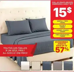 Rossy Embroided Sheet Set offer