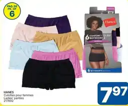 Rossy Hanes Ladies' panties offer