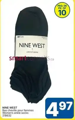Rossy Nine West women's ankle socks offer