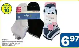 Rossy Tru Fit women's ankle socks offer