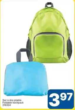 Rossy Foldable backpack offer