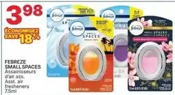 Rossy Febreze small spaces air fresheners offer