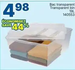 Rossy Transparent bin offer