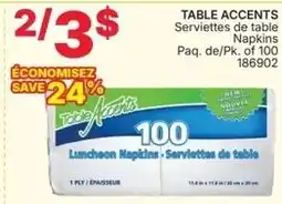 Rossy Table Accents luncheon napkins offer