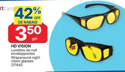 Rossy HD Vision wraparound night vision glasses offer